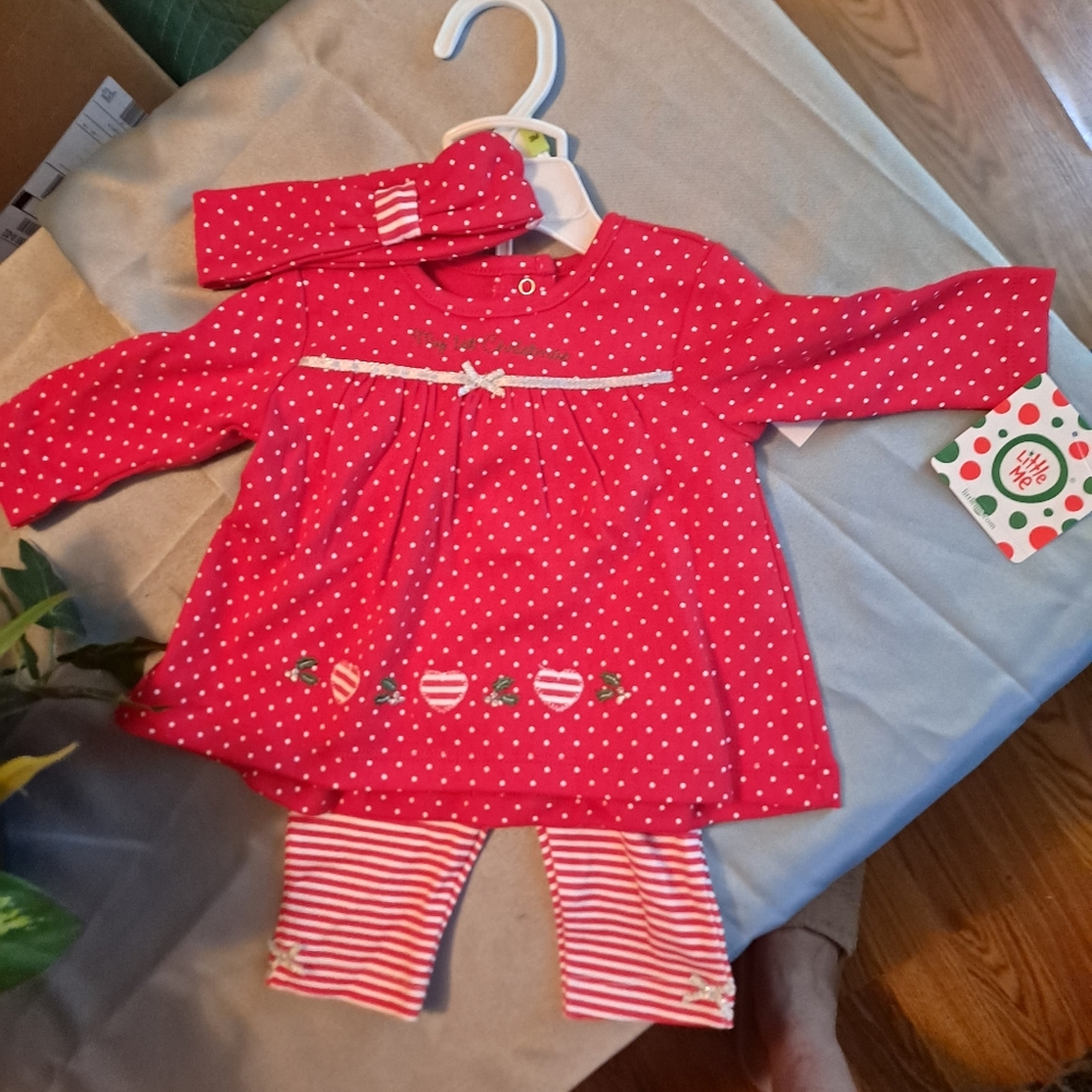 NWT "My First Christmas" outfit 3 mo